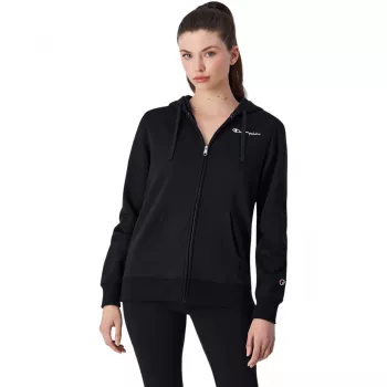 Champion Kapuzenjacke mit durchgehendem Reißverschluss 117531 KK001, Schwarz, XL