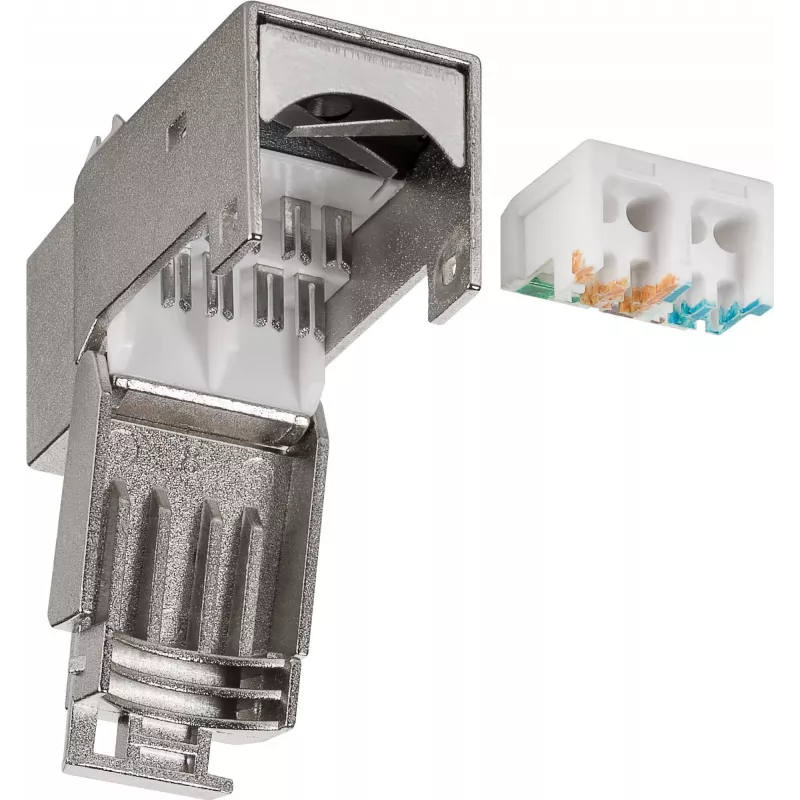 DS-IT CAT6 STP Keystone Jack Toolless RJ45 Modul