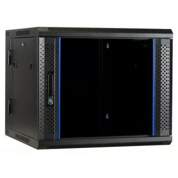 DSIT DS6609-DOUBLE Reversibler Wandmontage-Serverschrank mit Glastür, 600 mm breit