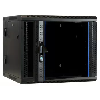 DSIT DS6609-DOUBLE Reversibler Wandmontage-Serverschrank mit Glastür, 600 mm breit