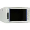 DSIT 6U Wandmontage-Serverschrank mit Glastür, Weiß, 600x600x368 mm