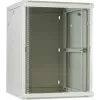 DSIT 6U Wandmontage-Serverschrank mit Glastür, Weiß, 600x600x368 mm