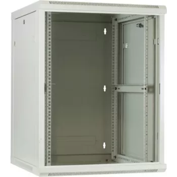 DSIT 6U Wandmontage-Serverschrank mit Glastür, Weiß, 600x600x368 mm