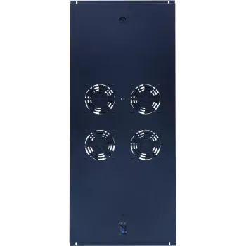 DSIT DS-FT120 Dachlüftereinheit für 1200mm Server-Racks - 4 Lüfter mit Thermostat, 480 m³/h, 230V, Schwarz