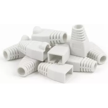 DSIT DANICOM RJ45 Kabelmantel Weiß - 10 Stück (DC-RJ45-BOOT-WHITE-10PCE)