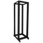 DSIT 42U 19 inch freistehender Rackschrank auf Rollen, 600x800x2000 mm, Schwarz, unmontiert