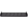 DSIT DS-FH45 festes Regal für 450 mm tiefe Wandschränke, 1U, Schwarz