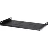 DSIT DS-FH45 festes Regal für 450 mm tiefe Wandschränke, 1U, Schwarz