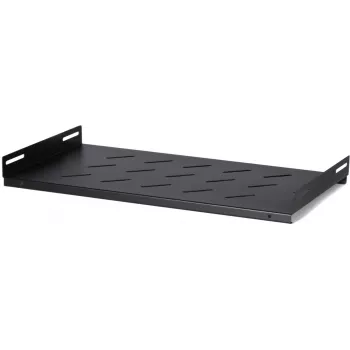DSIT DS-FH45 festes Regal für 450 mm tiefe Wandschränke, 1U, Schwarz