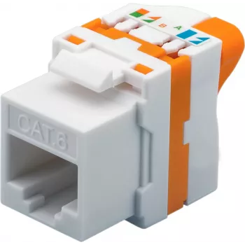 DS-IT CAT6 UTP Keystone Buchse werkzeuglos Twist (DS-KC-UTP6-TL-T)