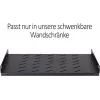 DS-IT Festes Regal für 600 mm tiefe Schwenk-Wandschränke, 1U, hellgrau