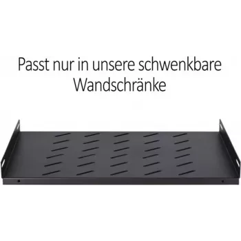 DS-IT Festes Regal für 600 mm tiefe Schwenk-Wandschränke, 1U, hellgrau