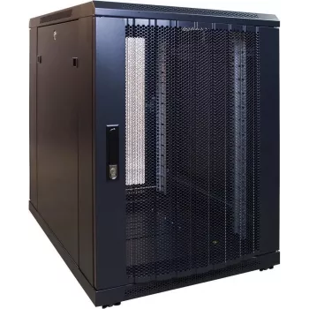 DSIT 15U Mini-Serverschrank mit perforierter Fronttür 600x600x860 mm (DS6615PP-MINI)