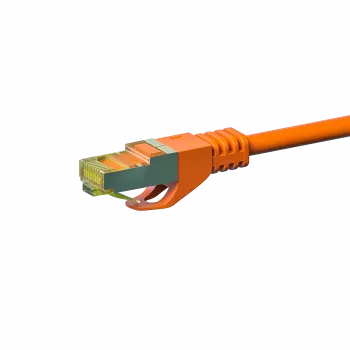 DSIT Cat.7 S/FTP RJ45 Netzwerkkabel, 0,25 m, Orange