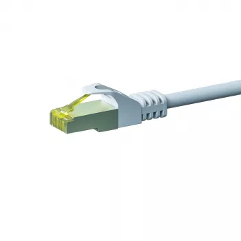 DSIT Cat.7 S/FTP PiMF RJ45 Netzwerk-Patchkabel, 0,50 m, Weiß