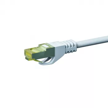 DSIT Cat.7 S/FTP PiMF RJ45 Netzwerk-Patchkabel, 0,50 m, Weiß