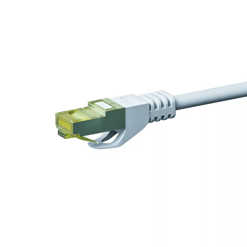 DSIT Cat.7 S/FTP PiMF RJ45 Netzwerk-Patchkabel, 0,50 m, Weiß