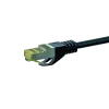 DSIT DC-70-005 Cat.7 S/FTP PiMF RJ45 Netzwerkkabel, 0,5 m, Schwarz