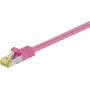 DSIT Cat.7 S/FTP PiMF RJ45 Netzwerk-Patchkabel, Pink, 2m