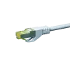 DSIT RJ45 Netzwerkkabel S/FTP PiMF mit CAT 7 Kabel Weiß - 1m