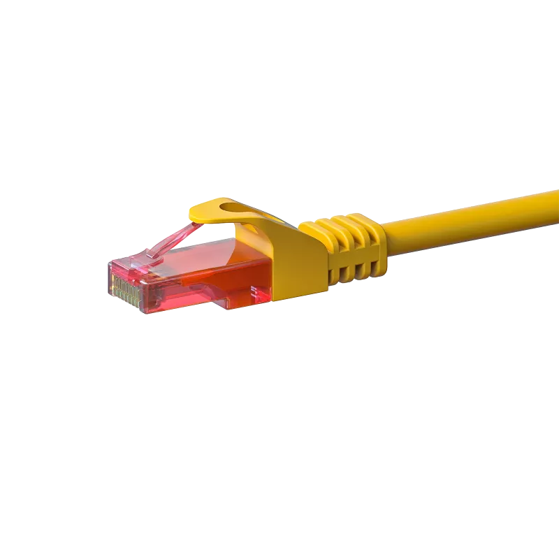 DSIT CAT6 U/UTP Netzwerkkabel, 3 m, Gelb, 100% Kupfer (DC-67-030)