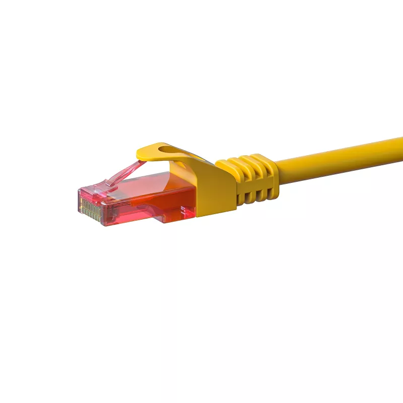 DSIT DC-67-100 CAT6 U/UTP Netzwerkkabel, 10 m, Gelb, 100 % Kupfer