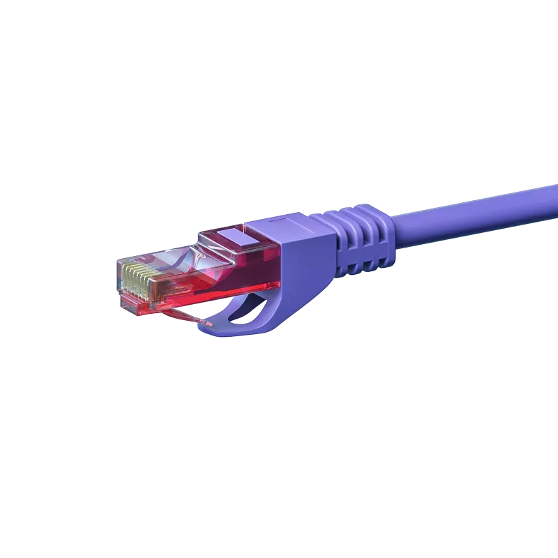 DSIT CAT6 U/UTP Netzwerkkabel, 15 m, Violett, 100% Kupfer (DC-68-150)