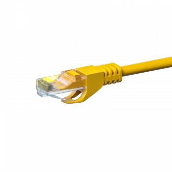 DSIT CAT 6 U/UTP Netzwerk-Patchkabel, 7,5 m, Gelb, CCA, RJ45, 1 Gbit/s