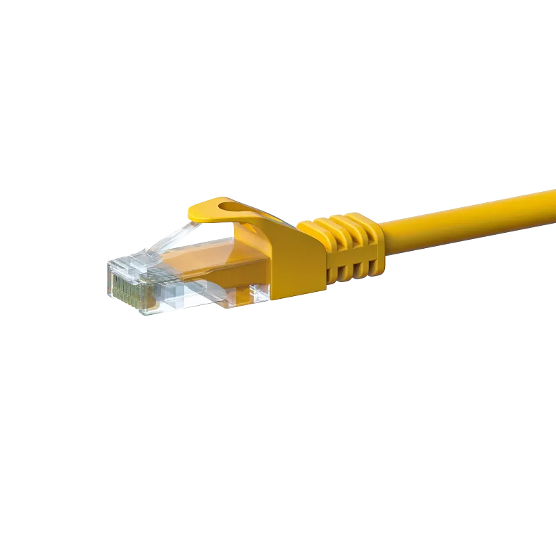 DSIT CAT5e U/UTP Netzwerkkabel, 3 m, Gelb, 100% Kupfer, RJ45, 1 Gbit/s