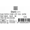 DSIT CAT 5e U/UTP Netzwerk-Patchkabel, 5m, Blau, CCA, RJ45 (DC-C54-050)