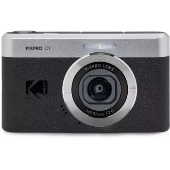 KODAK PixPro C1 Schwarz Kompakte Digitalkamera mit 16GB SDHC-Karte