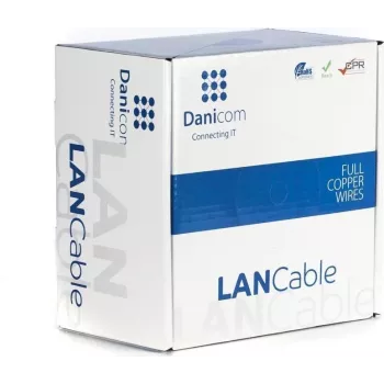 DSIT DANICOM CAT6A S/FTP 100m LSZH Fca Bulk Netzwerk-Installationskabel
