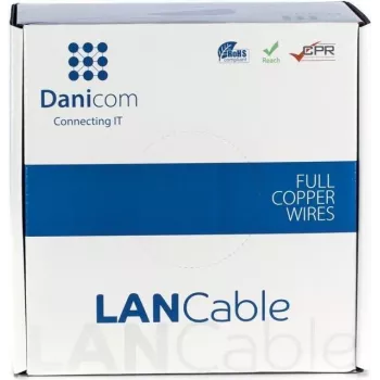 DSIT DANICOM CAT6A S/FTP 100m LSZH Fca Bulk Netzwerk-Installationskabel