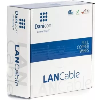 DSIT DANICOM CAT6A S/FTP 50m LSZH Fca Netzwerk-Installationskabel