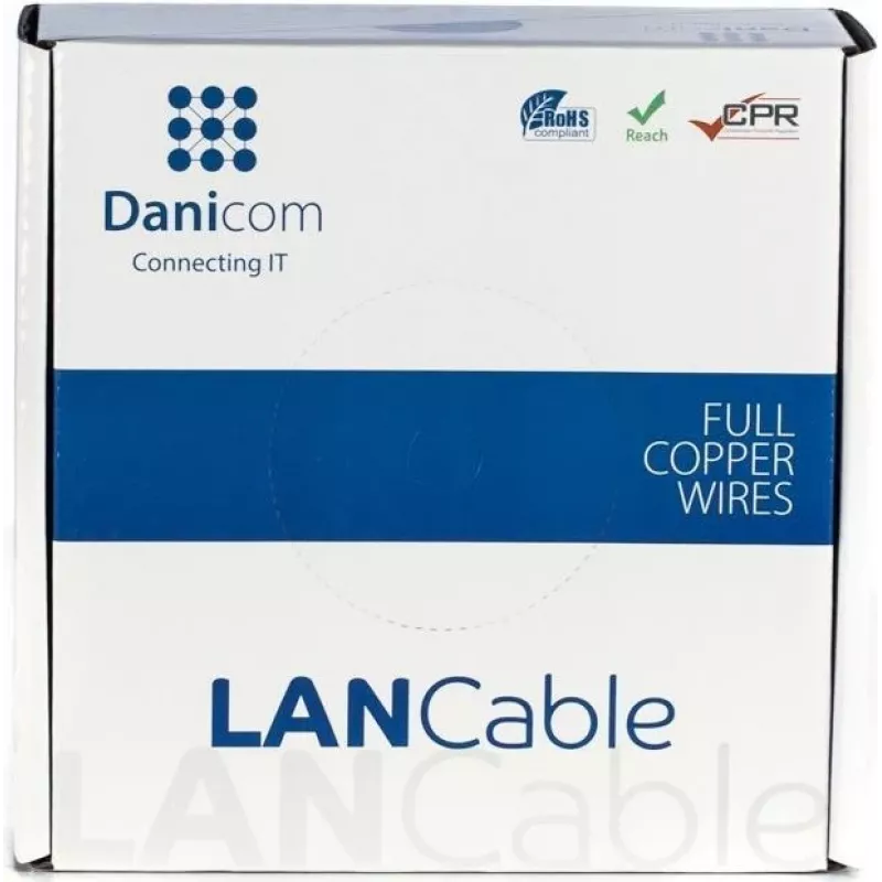 DSIT DANICOM CAT6A S/FTP 50m LSZH Fca Netzwerk-Installationskabel