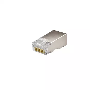 DSIT FTP RJ45 CAT6 Netzwerkverbinder für Massivleiterkabel - 10er-Pack