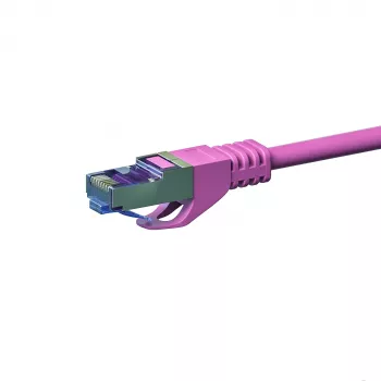 DSIT CAT 6a S/FTP LSOH Netzwerk-Patchkabel, 30m, Pink, 10Gbps, 500MHz, RJ45