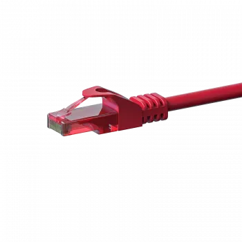 DSIT CAT6 Netzwerk-Patchkabel U/UTP 0,50 m Rot 100% Kupfer (DC-65-005)
