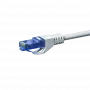 DSIT CAT6a Netzwerkkabel 100% Kupfer - U/UTP - 1 Meter - Weiß (DC-U6A2-010)