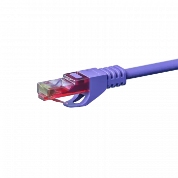 DSIT CAT6 U/UTP Netzwerk-Patchkabel, 1,5 m, Violett, 100% Kupfer