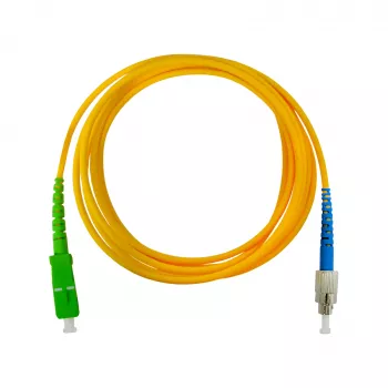 Televes OSK2SCFC 2m SC/APC auf FC/UPC Singlemode Glasfaser-Patchkabel