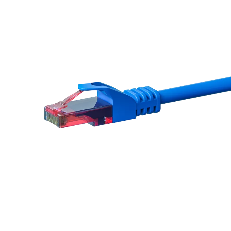 DSIT CAT6 Ethernet Patchkabel 100% Kupfer U/UTP 20 m Blau (DC-64-200)