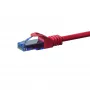 DSIT CAT6a U/UTP 100% Kupfer Patchkabel, 20 m, Rot, RJ45 Stecker auf Stecker, 10 Gbit/s, 500 MHz