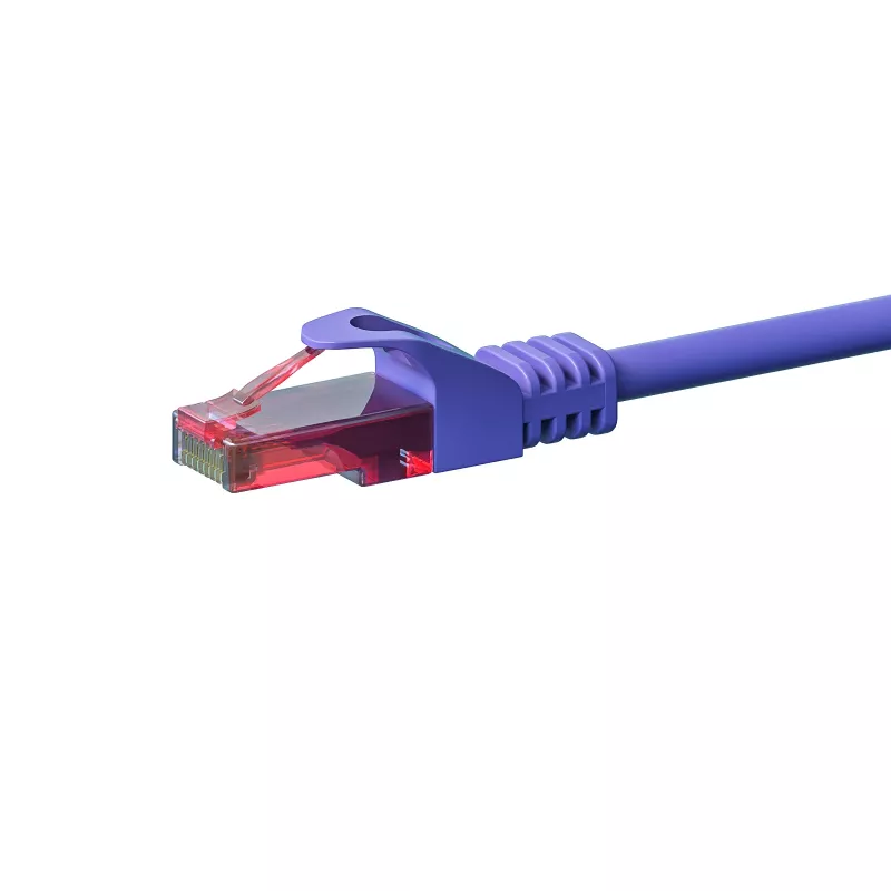 DSIT CAT6 Netzwerkkabel U/UTP 50m Violett 100% Kupfer - DC-68-500