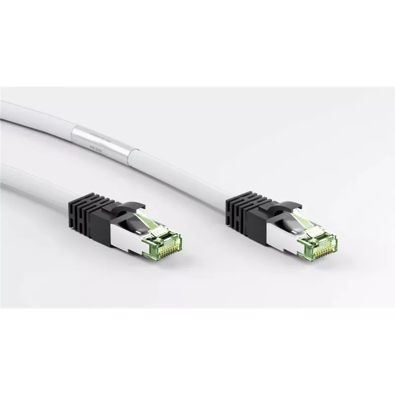 DSIT CAT 8 S/FTP PiMF RJ45 Netzwerkkabel, Weiß, 5m