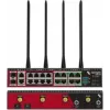 Opengear OM1304-4E 4-Port RS232-Serienmodul mit 4-Port-Gigabit-Ethernet-Switch, softwarewählbare X1/X2-Pinbelegung
