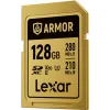 Lexar Professional ARMOR GOLD 128GB SDXC UHS-II V60 Speicherkarte (LSDAMGL128G-RNNNG)