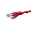 DSIT CAT5e U/UTP Netzwerk-Patchkabel, 3m, Rot, 100% Kupfer (DC-55-030)