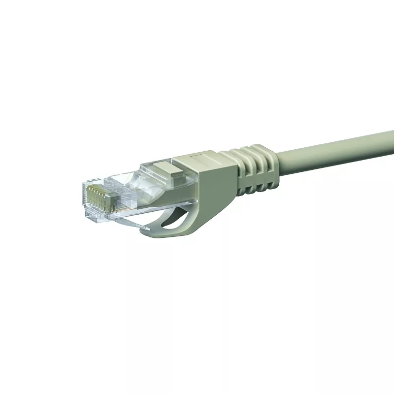 DSIT CAT5e Netzwerkkabel, U/UTP, 50 Meter, Grau, 100% Kupfer (DC-51-500)