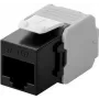 DS-IT CAT6a UTP Keystone-Netzwerkverbinder - werkzeuglos - Schwarz (DS-KC-UTP6A-TL-1)